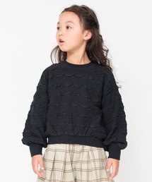 BRANSHES | ふくれジャガード裏毛長袖トレーナー(パーカー)