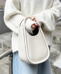 Rouge vif | 【ORSETTO/オルセット】NOCEレザーハンドバッグ(ハンドバッグ)