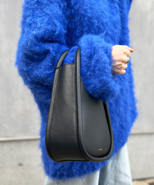 Rouge vif（ルージュヴィフ）の「【ORSETTO/オルセット】NOCEレザーハンドバッグ（ハンドバッグ・レディース・ブラック/アイボリー・フリー）」の5枚目の写真