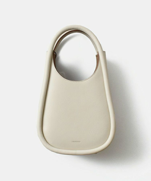 Rouge vif（ルージュヴィフ）の「【ORSETTO/オルセット】NOCEレザーハンドバッグ（ハンドバッグ・レディース・ブラック/アイボリー・フリー）」の14枚目の写真