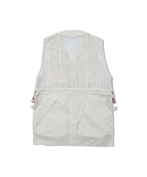 【紫陽花】F/CE ロープメッシュ ロング ベスト(エクリュ) 紫陽花様専用】F/CE ロープメッシュ ロング ベスト(エクリュ