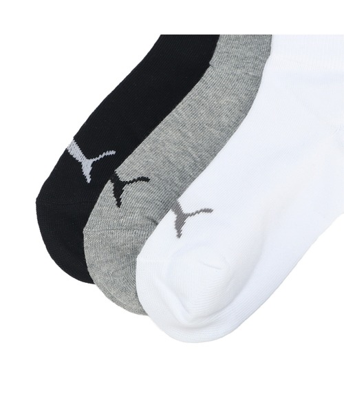 PUMA（プーマ）の「PUMA プーマ キッズ クォーター ソックス 3足組（ソックス/靴下・キッズ・ブルー/ブルー系その他/ホワイト系その他・21.0cm/19.0cm/17.0cm）」の5枚目の写真