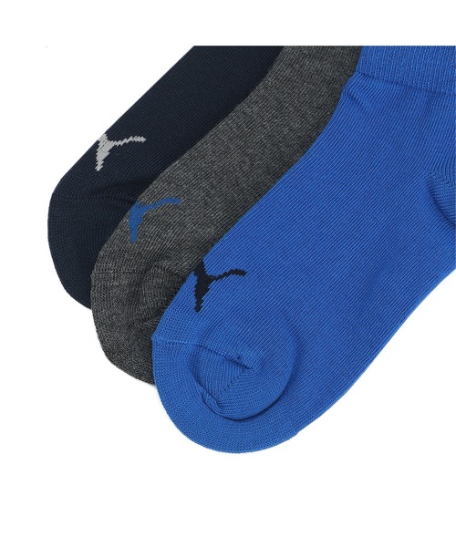 PUMA（プーマ）の「PUMA プーマ キッズ クォーター ソックス 3足組（ソックス/靴下・キッズ・ブルー/ブルー系その他/ホワイト系その他・21.0cm/19.0cm/17.0cm）」の12枚目の写真