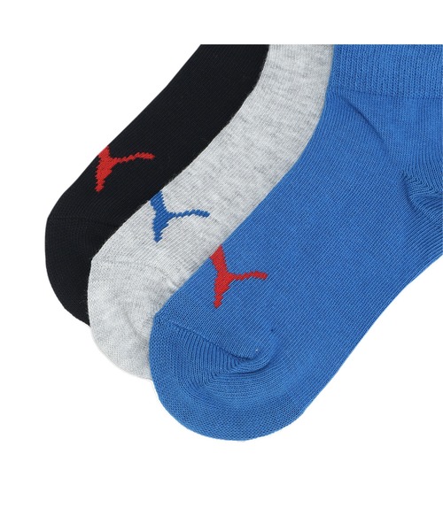 PUMA（プーマ）の「PUMA プーマ キッズ クォーター ソックス 3足組（ソックス/靴下・キッズ・ブルー/ブルー系その他/ホワイト系その他・21.0cm/19.0cm/17.0cm）」の14枚目の写真