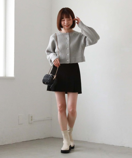 archives(アルシーヴ)の「ウェーブキルトスクエアショルダー(ショルダーバッグ・レディース・ブラック/アイボリー/グレー・FREE)」の21枚目の写真