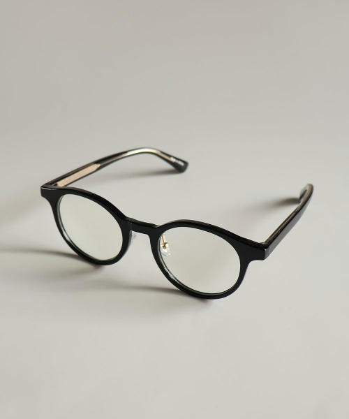 4INT.（フォイント）の「ボストンフレーム メガネ / UVカット（メガネ・メンズ・ブラック/ブラウン/クリア・FREE）」の5枚目の写真