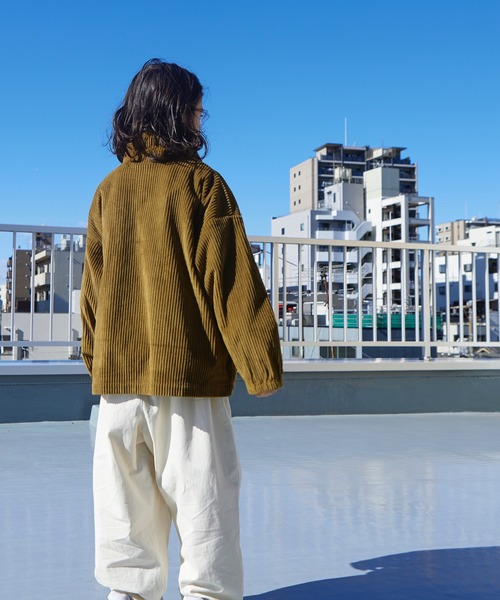 PAIRMANON STREET（ペアマノンストリート）の「【PAIRMANON STREET】コーデュロイ ダブルポケット スタンドネック ブルゾン（ブルゾン・キッズ・ブラック/オリーブ/オフホワイト/レッド・110/130/140/150/120/90/100）」の21枚目の写真