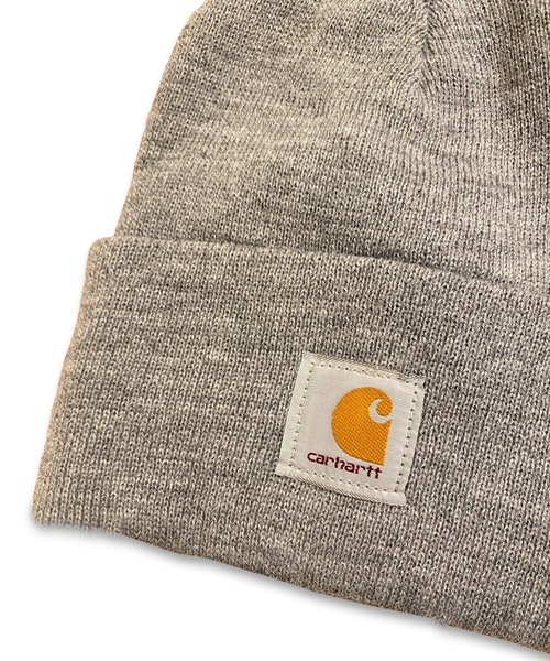 Carhartt（カーハート）の「【Carhartt/カーハート】 A18 Acrylic Watch Cap　ビーニー　ニットキャップ（ニットキャップ/ビーニー・メンズ・ブラック/ブラウン系その他2/ブラウン系その他/ライム/ヘザーグレー/オレンジ/ネイビー/ブラック系その他/チャコールグレー・FREE）」の13枚目の写真