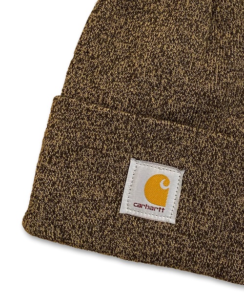 Carhartt（カーハート）の「【Carhartt/カーハート】 A18 Acrylic Watch Cap　ビーニー　ニットキャップ（ニットキャップ/ビーニー・メンズ・ブラック/ブラウン系その他2/ブラウン系その他/ライム/ヘザーグレー/オレンジ/ネイビー/ブラック系その他/チャコールグレー・FREE）」の12枚目の写真