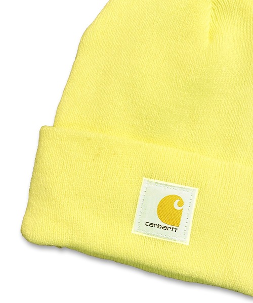 Carhartt（カーハート）の「【Carhartt/カーハート】 A18 Acrylic Watch Cap　ビーニー　ニットキャップ（ニットキャップ/ビーニー・メンズ・ブラック/ブラウン系その他2/ブラウン系その他/ライム/ヘザーグレー/オレンジ/ネイビー/ブラック系その他/チャコールグレー・FREE）」の15枚目の写真