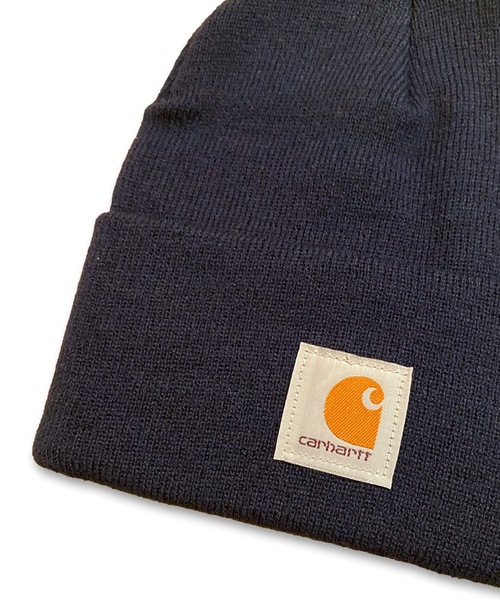 Carhartt（カーハート）の「【Carhartt/カーハート】 A18 Acrylic Watch Cap　ビーニー　ニットキャップ（ニットキャップ/ビーニー・メンズ・ブラック/ブラウン系その他2/ブラウン系その他/ライム/ヘザーグレー/オレンジ/ネイビー/ブラック系その他/チャコールグレー・FREE）」の14枚目の写真