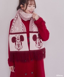 アリーム Areeam Disney ミッキーミニーノルディックマフラー レッド 80636112b_b_05_215.jpg