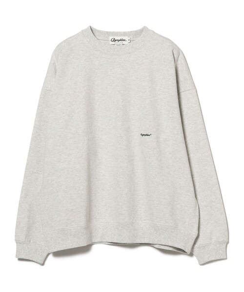 GYMPHLEX / クルーネック ロングスリーブ Tシャツ ライトグレー セール】GYMPHLEX / クルーネック ロングスリーブ Tシャツ（T