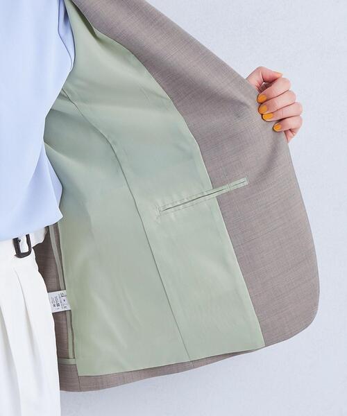 green label relaxing(グリーンレーベルリラクシング)の「カチリラ テーラード ジャケット -ウォッシャブル・ストレッチ・防シワ- ◇No03◇(テーラードジャケット・レディース・ライトグレー/ネイビー/ベージュ・38/40/36)」の20枚目の写真