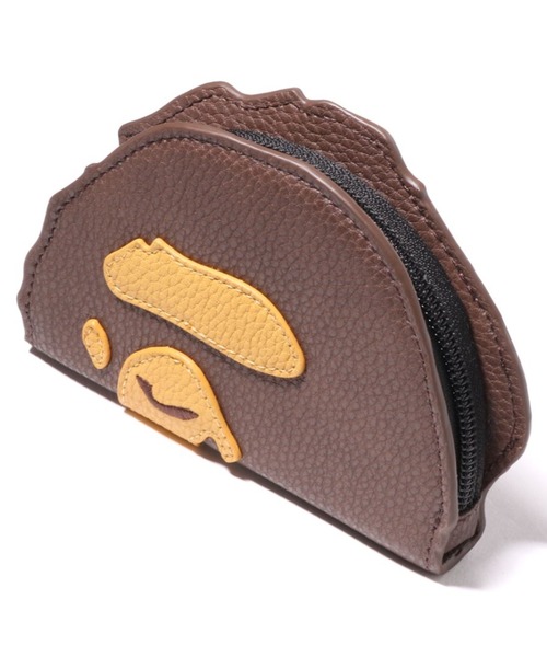 A BATHING APE（アベイシングエイプ）の「APE HEAD COIN CASE（コインケース・メンズ・ブラウン・FREE）」の3枚目の写真
