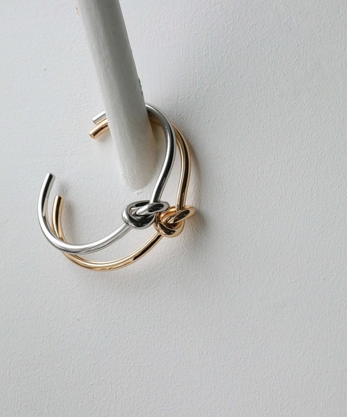 select MOCA(セレクトモカ)の「ノットバングル(バングル/リストバンド・レディース・シルバー/ゴールド・FREE)」の13枚目の写真