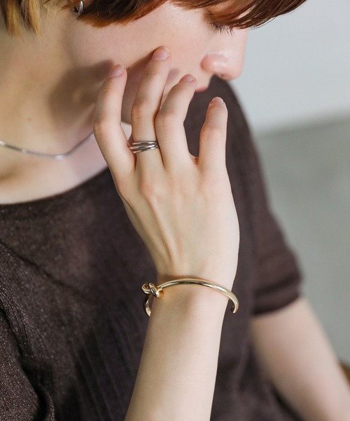 select MOCA(セレクトモカ)の「ノットバングル(バングル/リストバンド・レディース・シルバー/ゴールド・FREE)」の18枚目の写真