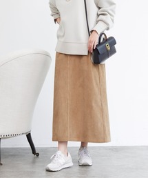 コーデュロイロングスカート