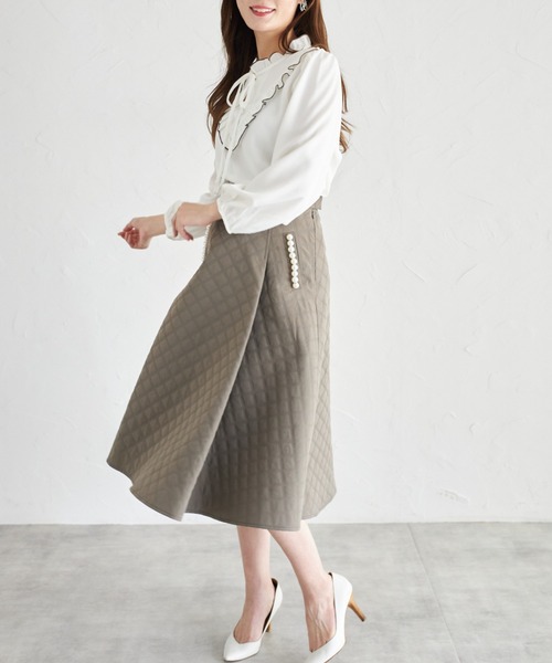 tocco closet(トッコ クローゼット)の「【ZOZO限定】ボウタイプチフリルブラウス(シャツ/ブラウス・レディース・オフホワイト・M)」の4枚目の写真
