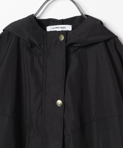 GLOBAL WORK（グローバルワーク）の「洗える撥水切り替えマンパ/976078（マウンテンパーカー・キッズ・ブラック/ナチュラル・120cm/130cm/140cm/150cm/160cm/170cm）」の19枚目の写真