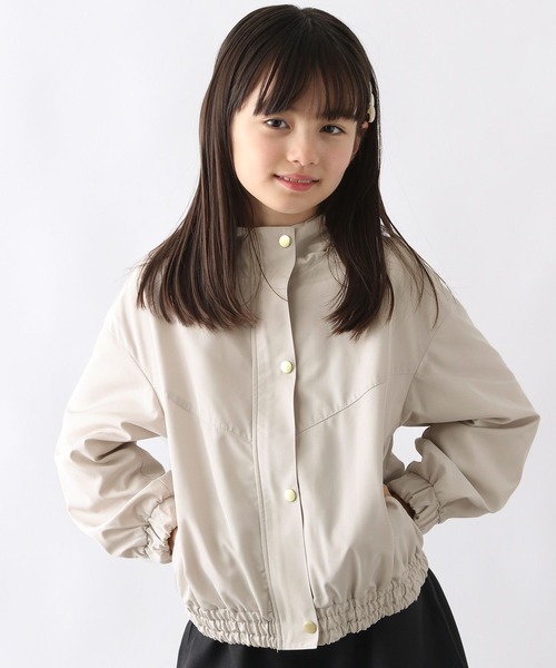 GLOBAL WORK（グローバルワーク）の「洗える撥水切り替えマンパ/976078（マウンテンパーカー・キッズ・ブラック/ナチュラル・120cm/130cm/140cm/150cm/160cm/170cm）」の10枚目の写真