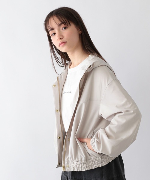 GLOBAL WORK（グローバルワーク）の「洗える撥水切り替えマンパ/976078（マウンテンパーカー・キッズ・ブラック/ナチュラル・120cm/130cm/140cm/150cm/160cm/170cm）」の15枚目の写真