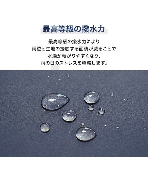 Wpc.（ダブリュピーシー）の「【公式限定アイテム】WIND RESISTANCE FOLDING UMBRELLA 68cm 雨傘 晴雨兼用 折りたたみ 耐風 Wpc.（折りたたみ傘・メンズ・ブラック/ネイビー・FREE）」の11枚目の写真