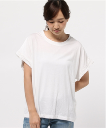 NATURAL BEAUTY BASIC | フリンジスリーブカットソー(Tシャツ/カットソー)