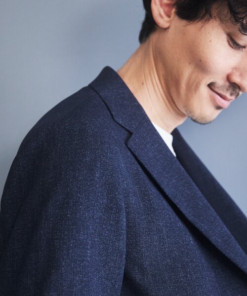 【セール】【セットアップ可】AVANT AIR デニムライクジャケット（テーラードジャケット）｜THE SHOP TK （ザ ショップ ティーケー ）