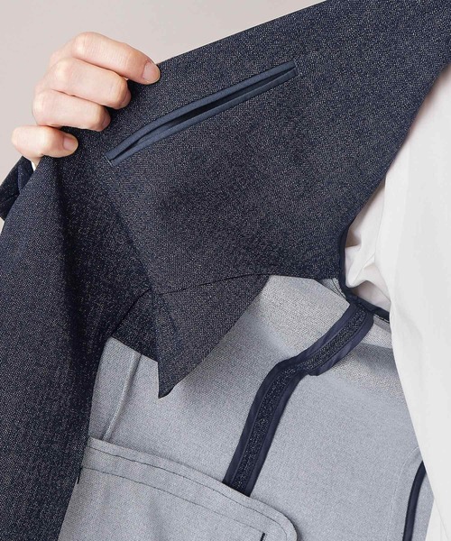 【セール】【セットアップ可】AVANT AIR デニムライクジャケット（テーラードジャケット）｜THE SHOP TK （ザ ショップ ティーケー ）