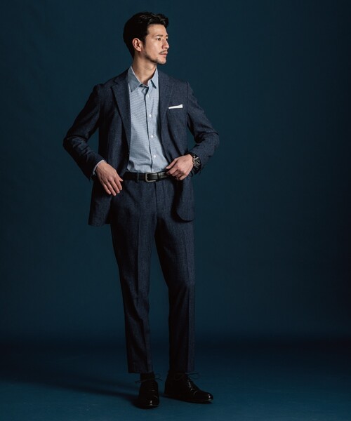 【セール】【セットアップ可】AVANT AIR デニムライクジャケット（テーラードジャケット）｜THE SHOP TK （ザ ショップ ティーケー ）