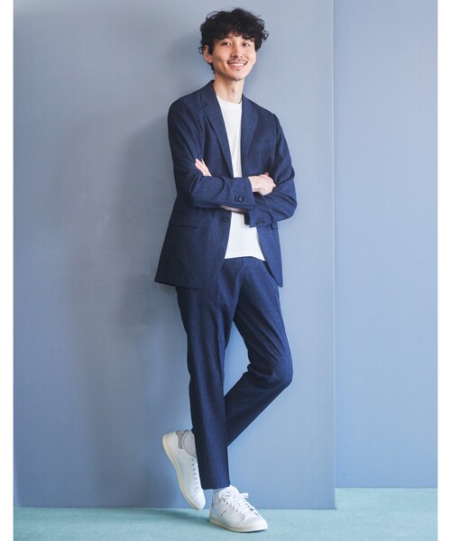 【セール】【セットアップ可】AVANT AIR デニムライクジャケット（テーラードジャケット）｜THE SHOP TK （ザ ショップ ティーケー ）