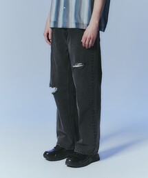 tk.TAKEO KIKUCHI | ルーズテーパードデニムパンツ(デニムパンツ)