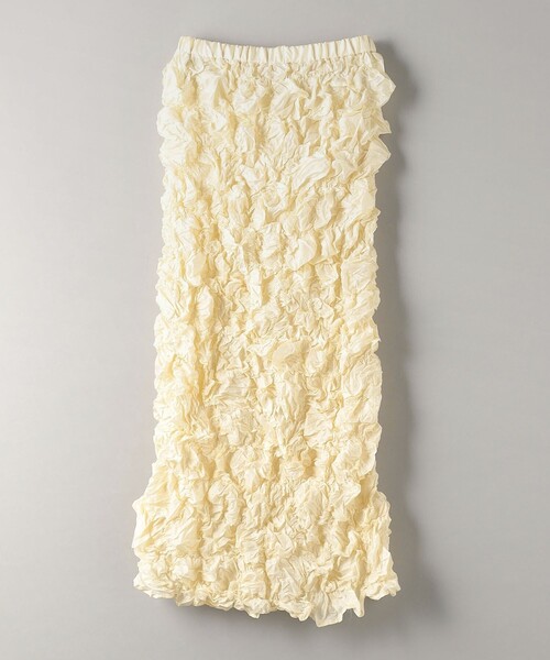 BEAUTY&YOUTH UNITED ARROWS(ビューティーアンドユースユナイテッドアローズ)の「ポリエステル シャーリング タイトスカート(スカート・レディース・ブラック/オフホワイト・FREE)」の9枚目の写真