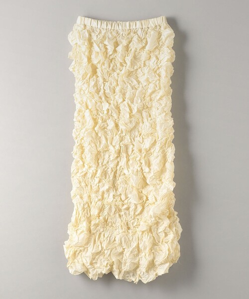 BEAUTY&YOUTH UNITED ARROWS(ビューティーアンドユースユナイテッドアローズ)の「ポリエステル シャーリング タイトスカート(スカート・レディース・ブラック/オフホワイト・FREE)」の8枚目の写真