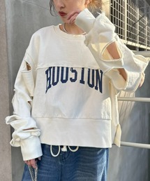 【etsinta/エシンタ】ランダムカットダメージスウェット