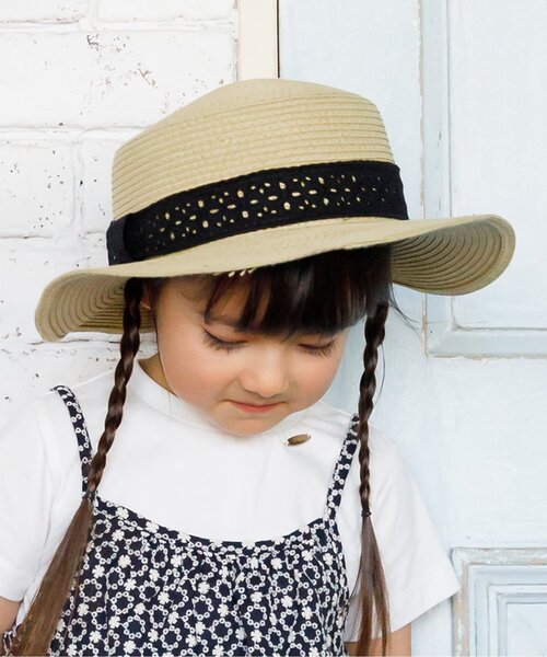 Seraph(セラフ)の「カンカン帽(ハット・キッズ・ブラウン/キナリ/ベージュ・56/54/52/50/48)」の1枚目の写真