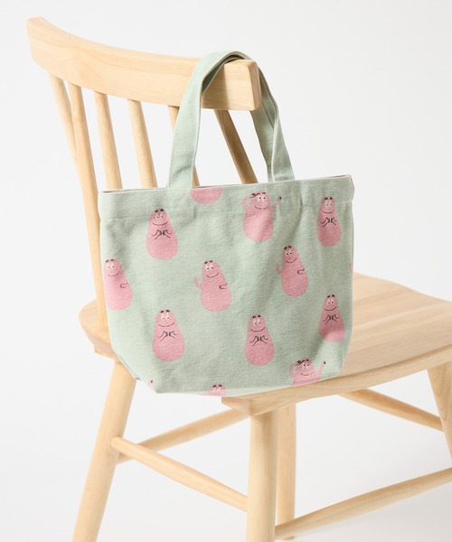 salle de bal（サルデバル）の「BARBAPAPA / バーバパパ ミニトート ランチバッグ mini tote FRH（トートバッグ・レディース・アイボリー/イエロー/サックスブルー/パープル/ブラック/ピンク・FREE）」の4枚目の写真