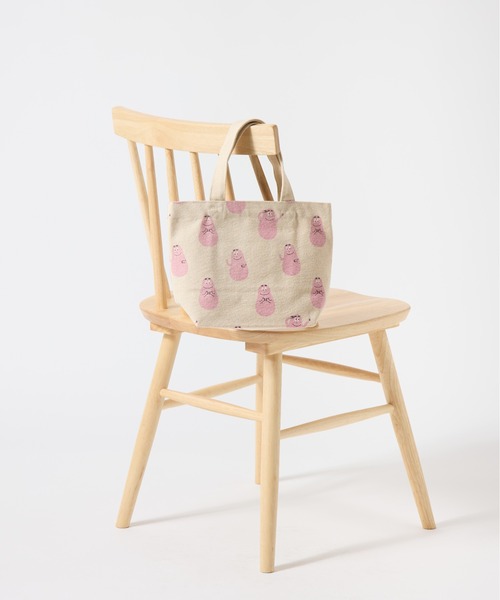 salle de bal（サルデバル）の「BARBAPAPA / バーバパパ ミニトート ランチバッグ mini tote FRH（トートバッグ・レディース・アイボリー/イエロー/サックスブルー/パープル/ブラック/ピンク・FREE）」の11枚目の写真
