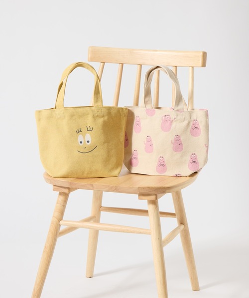 salle de bal（サルデバル）の「BARBAPAPA / バーバパパ ミニトート ランチバッグ mini tote FRH（トートバッグ・レディース・アイボリー/イエロー/サックスブルー/パープル/ブラック/ピンク・FREE）」の12枚目の写真