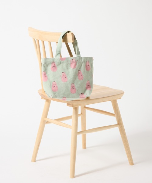 salle de bal（サルデバル）の「BARBAPAPA / バーバパパ ミニトート ランチバッグ mini tote FRH（トートバッグ・レディース・アイボリー/イエロー/サックスブルー/パープル/ブラック/ピンク・FREE）」の17枚目の写真