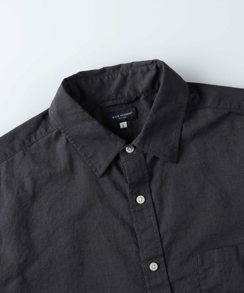 BACK NUMBER(バックナンバー)の「BACK NUMBER(バックナンバー)綿麻7分袖シャツ(シャツ/ブラウス・メンズ・ダークグレー/ケリーグリーン/ホワイト・S/M/L/XL)」の6枚目の写真