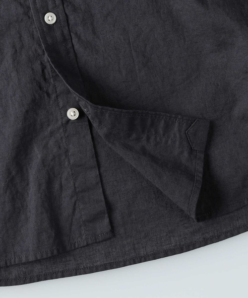 BACK NUMBER(バックナンバー)の「BACK NUMBER(バックナンバー)綿麻7分袖シャツ(シャツ/ブラウス・メンズ・ダークグレー/ケリーグリーン/ホワイト・S/M/L/XL)」の8枚目の写真