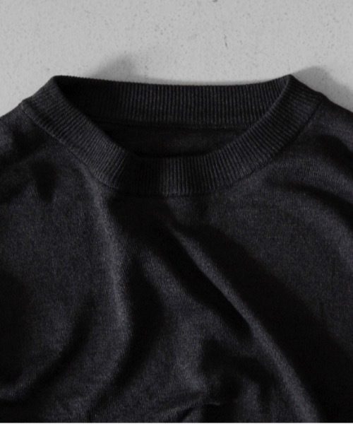 crepuscule(クレプスキュール)の「crepuscule Linen P/O(Tシャツ/カットソー・メンズ・ベージュ/ブラック/グレー・1)」の4枚目の写真