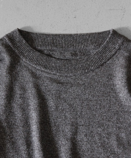 crepuscule(クレプスキュール)の「crepuscule Linen P/O(Tシャツ/カットソー・メンズ・ベージュ/ブラック/グレー・1)」の6枚目の写真