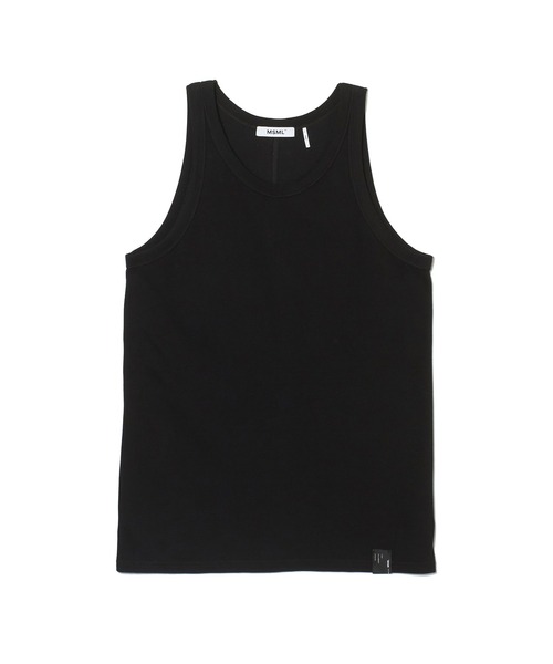 MSML（エムエスエムエル）の「RIB TANK TOP / リブ タンクトップ（タンクトップ・メンズ・ブラック/ホワイト・S/M/L/XL）」の7枚目の写真