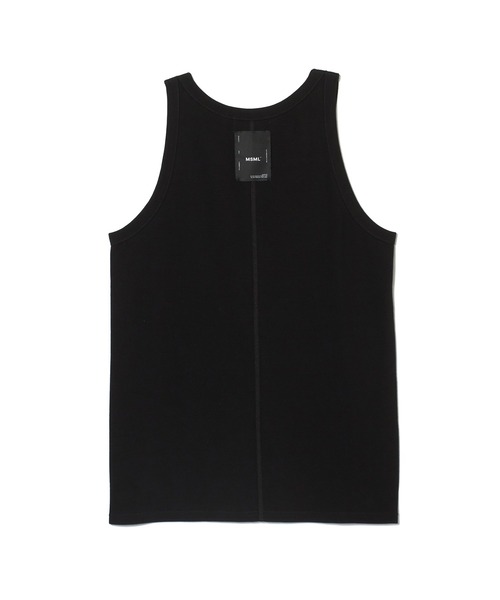 MSML（エムエスエムエル）の「RIB TANK TOP / リブ タンクトップ（タンクトップ・メンズ・ブラック/ホワイト・S/M/L/XL）」の8枚目の写真