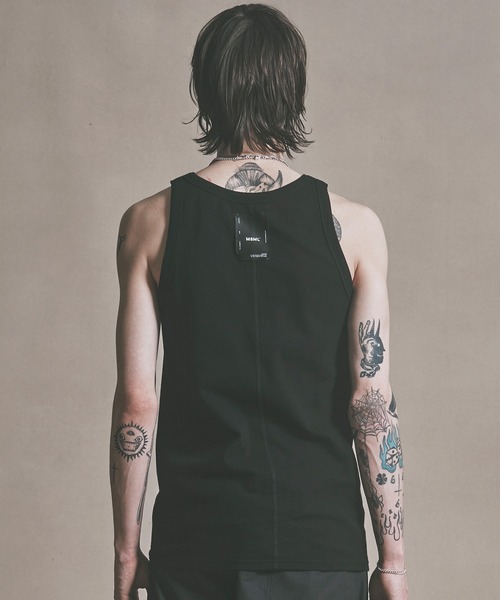 MSML（エムエスエムエル）の「RIB TANK TOP / リブ タンクトップ（タンクトップ・メンズ・ブラック/ホワイト・S/M/L/XL）」の11枚目の写真
