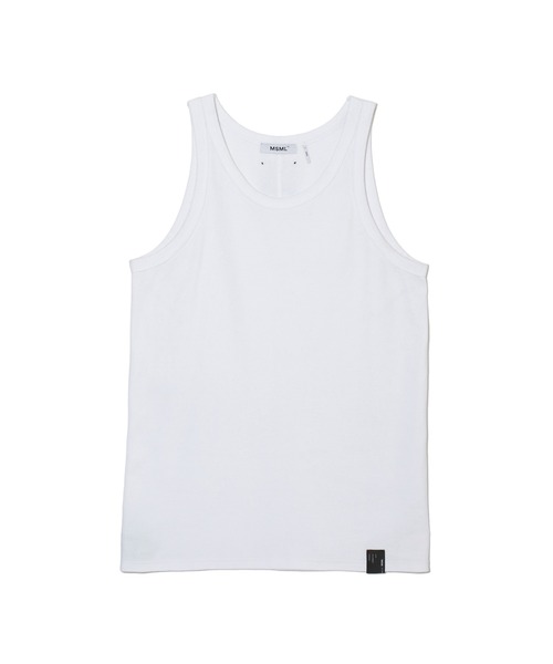 MSML（エムエスエムエル）の「RIB TANK TOP / リブ タンクトップ（タンクトップ・メンズ・ブラック/ホワイト・S/M/L/XL）」の14枚目の写真