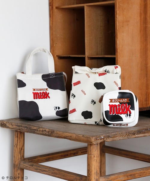 ACCOMMODE（アコモデ）の「チロルチョコ　クーラートートバッグ（トートバッグ・レディース・ブラウン/ホワイト/イエロー・FREE）」の13枚目の写真
